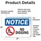 Signmission No Digging, 7 in W x Rectangle, Vinyl Decal OS-2PACK-NS-D-57-L-16071 - alternate 5